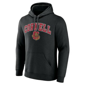 ファナティクス メンズ パーカー・スウェットシャツ アウター Cornell Big Red Fanatics Branded Campus Team Pullover Hoodie Black