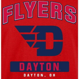 ファナティクス メンズ Tシャツ トップス Dayton Flyers Campus Icon Long Sleeve TShirt Red