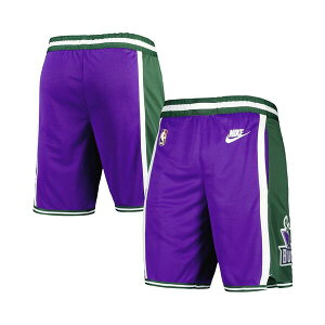 �i�C�L �����Y �J�W���A���p���c �{�g���X Men's Purple Milwaukee Bucks 2022/23 Classic Edition Swingman Performance Shorts Purple