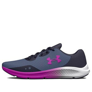 Under Armour A_[A[}[ fB[X Xj[J[ y(WMNS) Under Armour Pursuit Charged Pursuit 3 Running Shoes 'Grey Purple Black' 3024889-500z TCY US_7(24.0cm)