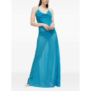 �g���T���f�B ���f�B�[�X �����s�[�X �g�b�v�X Criss-cross maxi dress Blue