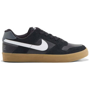 Nike �i�C�L �����Y �X�j�[�J�[ �yNike SB Delta Force Vulc Black Gum�z �T�C�Y US_6(24.0cm) Black/White-Gum Light Brown