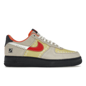 Nike �i�C�L �����Y �X�j�[�J�[ �yNike Air Force 1 Low '07 LX Somos Familia�z �T�C�Y US_9.5(27.5cm) Sanddrift/University Red-Lemon Wash-Dark Smoke Grey