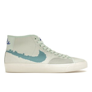 Nike �i�C�L �����Y �X�j�[�J�[ �yNike SB Blazer Court Mid PRM Barely Green�z �T�C�Y US_5.5(23.5cm) Barely Green/Barely Green-Sail-Boarder Blue