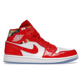 Jordan ジョーダン メンズ スニーカー 【Jordan 1 Mid】 サイズ US_10.5(28.5cm) Barcelona Sweater Red Patent