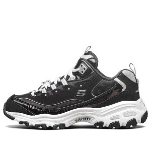 Skechers XPb`[Y fB[X Xj[J[ y(WMNS) Skechers D'Lites Running Shoes Black/White/Gray 12242-BKWz TCY US_6(23.0cm)