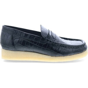 Clarks N[NX fB[X Xj[J[ yClarks Originals Wallabee Loafer Black Croc Print Leather (Women's)z TCY US_7.5(24.5cm) Black