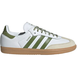 adidas �A�f�B�_�X ���f�B�[�X �X�j�[�J�[ �yadidas Samba OG Cloud White Tech Olive Gum (Women's)�z �T�C�Y US_6.5(23.5cm) Cloud White/Tech Olive/Gum