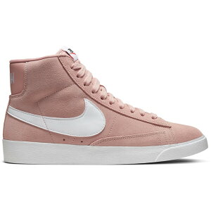 Nike �i�C�L ���f�B�[�X �X�j�[�J�[ �yNike Blazer Mid Vintage Suede Coral Stardust (Women's)�z �T�C�Y US_9(26.0cm) Coral/White