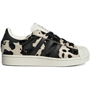 adidas AfB_X fB[X Xj[J[ yadidas Superstar Cow Print (Women's)z TCY US_5(22.0cm) Core Black/Core Black/Off White