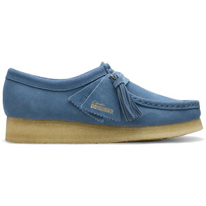 Clarks クラークス レディース スニーカー 【Clarks Originals Wallabee French Blue Suede (Women's)】 サイズ US_8(25.0cm) French Blue