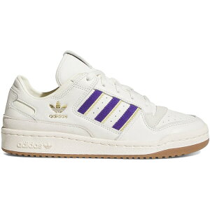 adidas AfB_X fB[X Xj[J[ yadidas Forum Low CL Cloud White Collegiate Purple Cream White (Women's)z TCY US_9(26.0cm) Cloud White/Collegiate Purple/Cream White