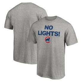 ファナティクス メンズ Tシャツ トップス Chicago Cubs Fanatics Branded Hometown TShirt Heathered Gray