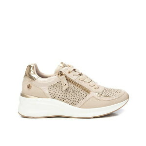 LV^C fB[X Xj[J[ V[Y Women's Wedge Sneakers By XTI Beige