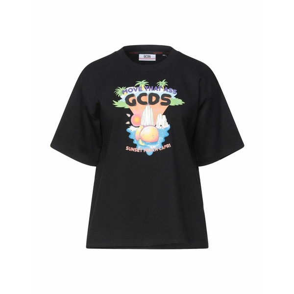 ジーシーディーエス GCDS レディース Tシャツ トップス T-shirts Black