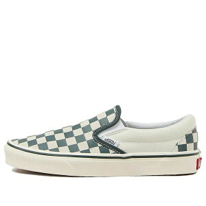 Vans �o���Y �����Y �X�j�[�J�[ �yVans Classic Slip-On Checkerboard Shoes 'Green White' VN000BVZBGN�z �T�C�Y US_10(28.0cm)