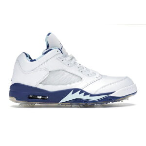 Jordan �W���[�_�� �����Y �X�j�[�J�[ �yJordan 5 Retro Low Golf Grape Ice�z �T�C�Y US_M_13 White/Topaz Mist-Celestial Gold-Deep Royal