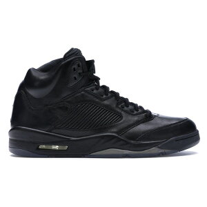 Jordan �W���[�_�� �����Y �X�j�[�J�[ �yJordan 5 Retro Premium Triple Black�z �T�C�Y US_9(27.0cm) Black/Black-Black