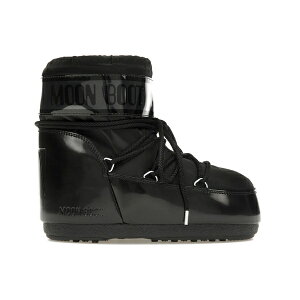 Moon Boot ���[���u�[�c �����Y �X�j�[�J�[ �yMoon Boot Icon Low Boot Glance Black�z �T�C�Y US_M_39/41 Glance Black