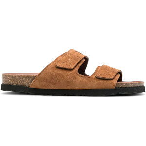 Palm Angels �p�[���E�G���W�F���X �����Y �X�j�[�J�[ �yPalm Angels Logo Print Slide Sandals Sand�z �T�C�Y US_11(29.0cm) Sand