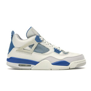 Jordan �W���[�_�� �����Y �X�j�[�J�[ �yJordan 4 Retro Military Blue (2006)�z �T�C�Y US_9.5(27.5cm) White/Military Blue-Neutral Grey