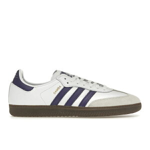 adidas �A�f�B�_�X �����Y �X�j�[�J�[ �yadidas Samba ADV Cloud White Collegiate Purple�z �T�C�Y US_7.5(25.5cm) Cloud White/Collegiate Purple/Gold Metallic