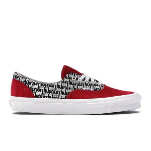 Vans �o���Y �����Y �X�j�[�J�[ �yVans Era 95 DX Fear of God Red�z �T�C�Y US_12(30.0cm) Red/Corduroy-Print