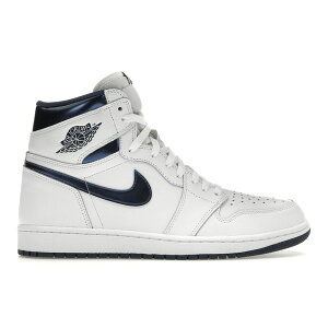 Jordan �W���[�_�� �����Y �X�j�[�J�[ �yJordan 1 Retro Metallic Navy (2016)�z �T�C�Y US_M_15 White/Metallic Navy