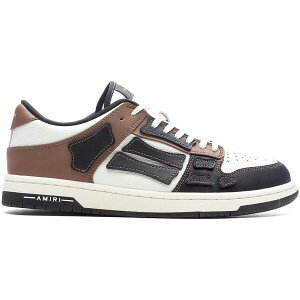 AMIRI �A�~�� �����Y �X�j�[�J�[ �yAMIRI Skel Top Low Black Brown�z �T�C�Y US_12(30.0cm) Black/Brown