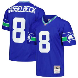 ミッチェル&ネス メンズ ユニフォーム トップス Matt Hasselbeck Seattle Seahawks Mitchell & Ness Legacy Replica Jersey Royal