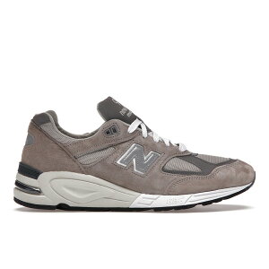 New Balance �j���[�o�����X �����Y �X�j�[�J�[ �yNew Balance 990v2 MiUSA Grey�z �T�C�Y US_M_4 Grey/White