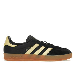 adidas AfB_X Y Xj[J[ yadidas Gazelle Indoor Black Almost Yellow Gumz TCY US_7(25.0cm) Core Black/Almost Yellow/Gum