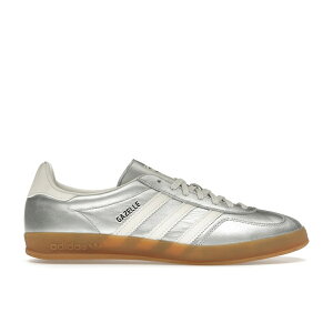 adidas AfB_X Y Xj[J[ yadidas Gazelle Indoor Silver Metallic Core Whitez TCY US_5(23.0cm) Silver Metallic/Core White/Core Black
