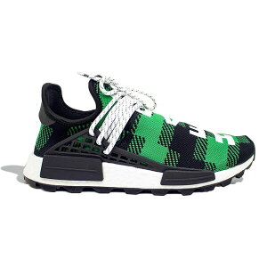 adidas �A�f�B�_�X �����Y �X�j�[�J�[ �yadidas NMD Hu Pharrell x BBC Green Plaid�z �T�C�Y US_M_4 Green/Core Black/Cloud White