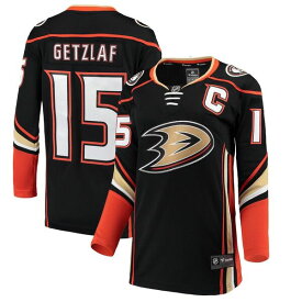 ファナティクス レディース Tシャツ トップス Women's Fanatics Branded Ryan Getzlaf Black Anaheim Ducks Home Breakaway Player Jersey -