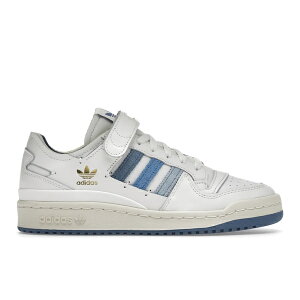 adidas �A�f�B�_�X �����Y �X�j�[�J�[ �yadidas Forum 84 Low White Pulse Blue�z �T�C�Y US_8(26.0cm) White/Cloud White/Altered Blue/Pulse Blue
