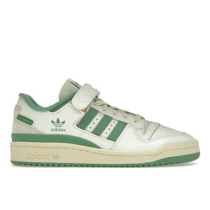 adidas �A�f�B�_�X �����Y �X�j�[�J�[ �yadidas Forum 84 Low Ivory Preloved Green�z �T�C�Y US_12(30.0cm) Ivory/Preloved Green/Easy Yellow