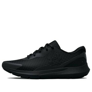 Under Armour A_[A[}[ fB[X Xj[J[ BLACK y(WMNS) Under Armour Surge 3 'Triple Black' 3024894-002z TCY US_6.5(23.5cm)