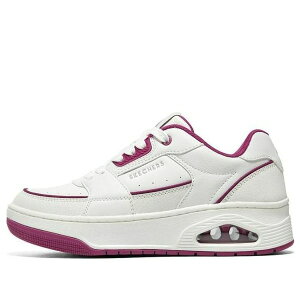 Skechers �X�P�b�`���[�Y ���f�B�[�X �X�j�[�J�[ White/Red �y(WMNS) Skechers Uno Court - Courted Style Shoes 'White Red' 177710-WFUS�z �T�C�Y US_6(23.0cm)