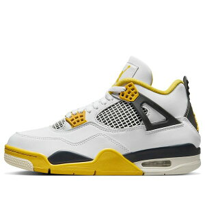 Air Jordan �W���[�_�� ���f�B�[�X �X�j�[�J�[ White/Coconut Milk/Vivid Sulfur/Anthracite �y(WMNS) Air Jordan 4 Retro 'Vivid Sulfur' AQ9129-101�z �T�C�Y US_9.5(26.5cm)