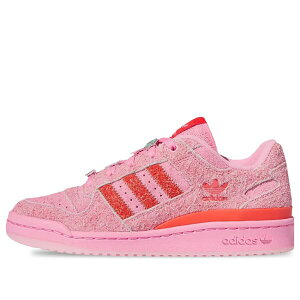 adidas �A�f�B�_�X ���f�B�[�X �X�j�[�J�[ Bliss Pink/Bright Red/Bright Red �y(WMNS) adidas x Dr. Seuss Forum Low 'The Grinch Cindy Lou Who' ID8895�z �T�C�Y US_7(24.0cm)