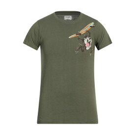 【送料無料】 フロント ストリート 8 メンズ Tシャツ トップス T-shirts Military green
