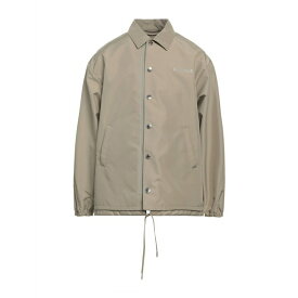 【送料無料】 クリスジョイ メンズ ジャケット＆ブルゾン アウター Overcoats & Trench Coats Sage green