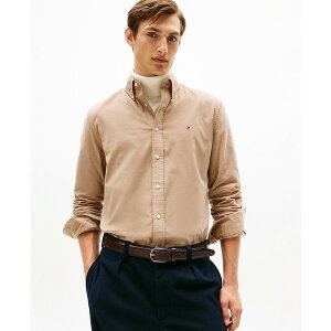 g~[ qtBK[ Y Vc gbvX Men's Regular-Fit Solid Corduroy Shirt Coastal Taupe