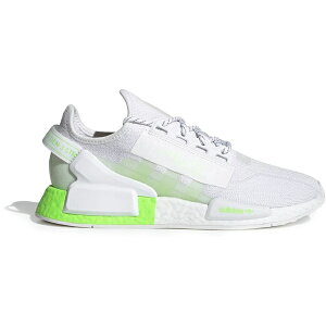 adidas �A�f�B�_�X �����Y �X�j�[�J�[ �yadidas NMD R1 V2 White Signal Green�z �T�C�Y US_6(24.0cm) Footwear White/Signal Green/Footwear White