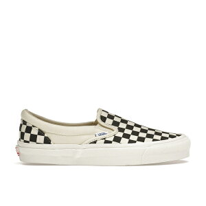 Vans �o���Y �����Y �X�j�[�J�[ �yVans Slip-On Classic Canvas�z �T�C�Y US_6.5(24.5cm) Black/White Chckrbrd