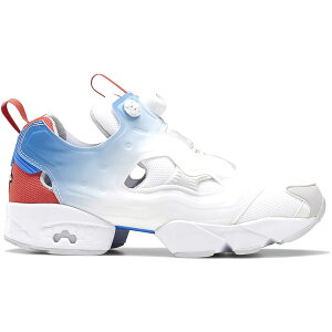 Reebok ���[�{�b�N �����Y �X�j�[�J�[ �yReebok Instapump Fury Fading Tri-Color White�z �T�C�Y US_7.5(25.5cm) White/Humble Blue-Sterling Grey