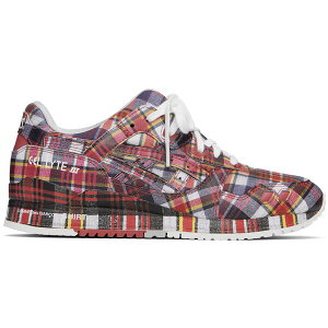 ASICS �A�V�b�N�X �����Y �X�j�[�J�[ �yASICS Gel-Lyte III '07 Remastered Comme des Gar§ons SHIRT Red Plaid�z �T�C�Y US_11(29.0cm) Red