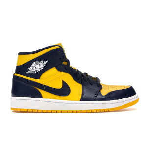 Jordan W[_ Y Xj[J[ yJordan 1 Mid Michiganz TCY US_11(29.0cm) Varsity Maize/Midnight Navy-White