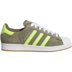 adidas AfB_X Y Xj[J[ yadidas Superstar Olive Strata Semi Solar Yellow Gold Metallicz TCY US_12(30.0cm) Olive Strata/Semi Solar Yellow/Gold Metallic